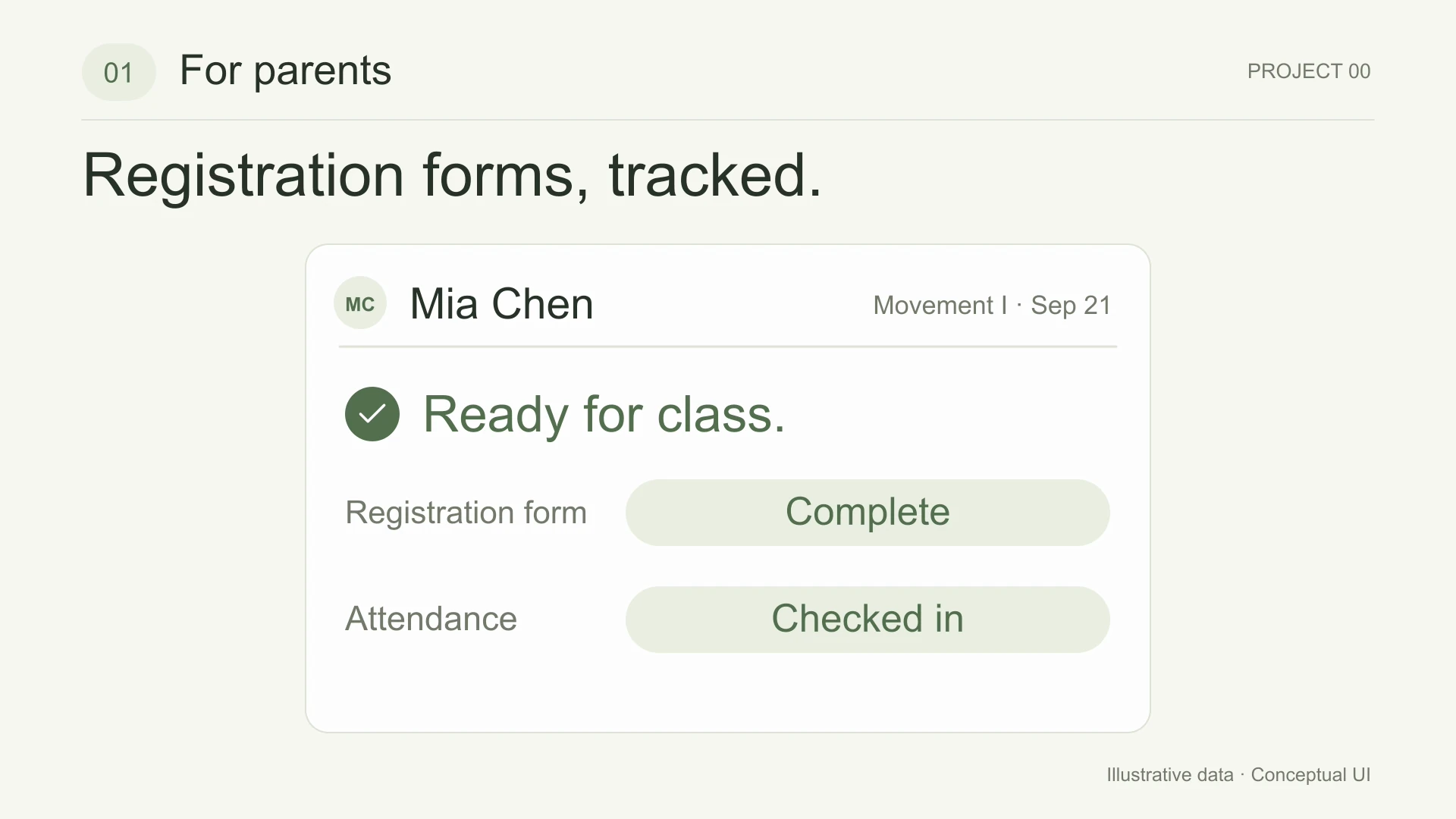 Registration & Check-In Complete